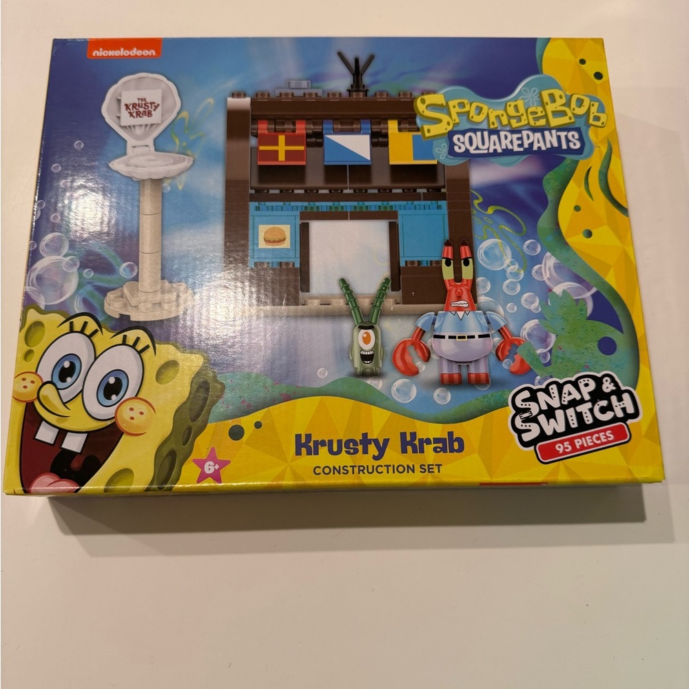 SpongeBob SquarePants * Krusty Krab * Building Buildable Set - 95 pieces